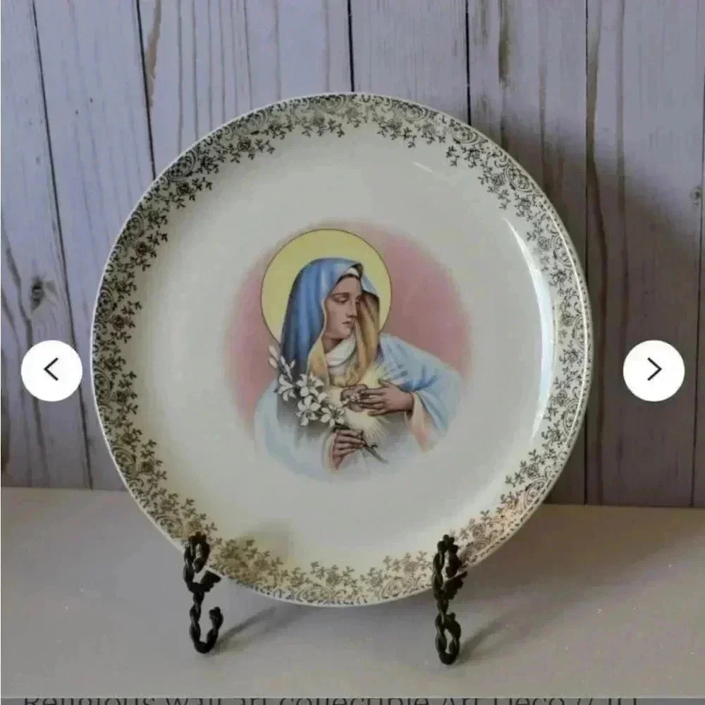 Collector Mary plate home